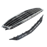 Labwork Front Upper & Lower Mesh Grille For Chevrolet Malibu 2016-2018