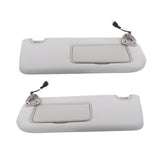 Labwork Sun Visor LH Left+Right RH For 2019-24 Nissan Altima Gray W/Light Mirror