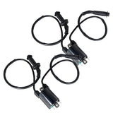 2 sets of Ignition Coil & Spark Plug Cap For HONDA Shadow 1100 VT1100 87-07 US