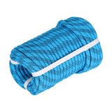 3/8" × 100' Arborist Tree Climbing Rope Braid Polyester Rope Blue & Black