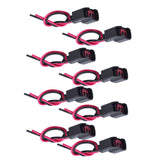 Labwork Wire Plug Clips Fuel Injector Connector For EV6 EV14 USCAR Pigtail（8PCS）