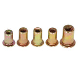 Rivet Nut Kit 150Packs 1/4-20 10-32 10-24 8-32 6-32 SAE Rivnut Assort Set