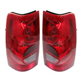 Labwork Rear Left+Right Tail Lights For Chevy Silverado 1500 2500 3500 2003-2006