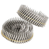 3600Pcs 1-1/4” ×.09” Siding Nails Ring Shank 15 Degree Wire Coil Stainless Steel