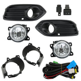 Labwork Front Fog Lights Lamp For Honda HRV HR-V 2019-2022 w/Bulbs+Switch A Pair