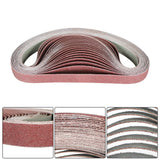 1 Inch X 30 Inch 60 80 120 150 240 400 Grits Belt Sander Sandpaper US 24-Pieces