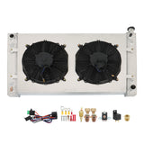 Labwork 3 Row Radiator+Shroud+Electric Fan 1988-1999 For Chevy GMC C/K 1500 3500