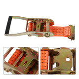 4 Pcs 2" x 15' (50mm*4.5m) Heavy Duty Tie Downs 4400-lbs E-Track Ratchet Straps