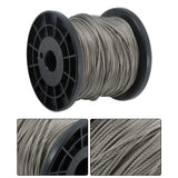 150Pcs Crimping Sleeves 7×7 1.5mm Wire Rope 304 Stainless Steel