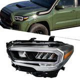 Labwork Left Headlight For 2020-2023 Toyota Tacoma Limited/TRD Full LED Headlamp
