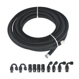 Labwork 6AN Swivel Hose End Fitting Kit 20FT Braided Fuel Hose Line