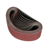 12PCS 4x24" Sanding Belts 80 120 150 240 400 US Grit Belt Sander Paper Sandpaper