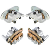 ATV Front & Rear Brake Calipers Set For Yamaha Rhino 700 YXR700 08-13 With Pads