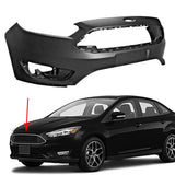 Labwork Front Bumper Cover+Grill +Fog Light+Lips Fit For 2015 Ford Focus Plastic