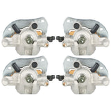 Front Rear Brake Calipers W/Pads for Yamaha Grizzly 700 YFM700 F/P 4x4 2007-2020