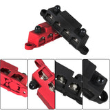 New Red and Black Pair 4 Post Busbar Bus Bar Power Distribution 12V 250A 3/8"