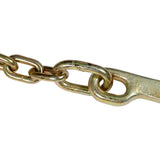 w/ R T J&Grab Hook 2PCS G70 5/16''x10' Transport Tow Chain J Hook Long Shank