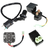 Electric set Ignition coil cdi relay regulator for 50-150cc GY6 ATV Go Kart
