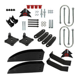 Labwork Rear Leaf Spring Relocation Pocket Kit+Axle Seats For Belair 210 1955-57