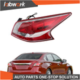 Labwork Passenger Side Tail Light For 2013 Nissan Altima Sedan LED Lamp Assembly