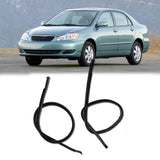 Labwork BLK Roof Strip Trim Molding Sealant Kit For 2003-07 2008 Toyota Corolla