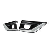 Labwork RH+LH Bumper Fog Light Cover For Infiniti Q50 18-20 Electroplated Trim