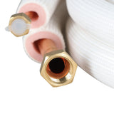 1 Pcs 1/4"-1/2" Dia. 25 Feet Install Kit Fits For Mini Split Heat Pump Systems