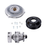 Labwork Water Pump Metal Impeller Fan Clutch Pulley Kit for BMW E39 X5 E53 E46