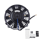 Labwork 7" Inch 80W Electric Slim Push Pull Radiator Cooling Fan Mounting Kit