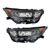 Labwork LH+RH Headlights Assembly For 2019-2022 Toyota RAV4 LE XLE Chrome LED