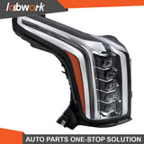 Labwork Headlight For 2015-2020 Cadillac Escalade LED Black Housing Passenger RH