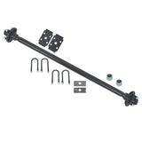 Labwork 2000lbs Trailer Axle For trailers RVs trucks 4 lug-4" 44" Hub Face