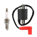 For Yamaha Gas Golf Cart G2 1985-1991 , G5 1990-1995 Ignition Coil & Spark Plug
