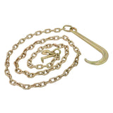 2Pack 5/16 x 10 FT Grade 70 Tow Chain 15" Mini J Hook Recovery Wrecker Axle