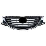 Labwork Front Upper Grille Plastic Black+Chrome For Mazda CX9 2016-22 TK49-50712