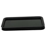 Labwork RV Entry Door 12"×21 White/BLACK Window Frame Clear Black Tempered glass
