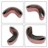 12 Pcs Sander Sandpaper 4Inx36In Sanding Belt 60/80/120/150/240/400 Grit Belt