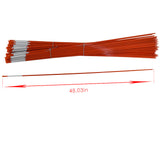 100Pcs Driveway Markers Snow Stakes Reflective Markers Diameter 5/16" Durable