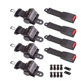 Golf Cart Seat Belts Lap Set Retractable 42" For EZGO/Yamaha/Club Car 4 Sets