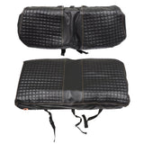 Fits For Club Car Precedent Black Golf Carts Front Seat Cover Kit (No Staple)