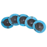 2 Inch 36 - 240 Grit Roll Lock Die Grinder Quick Change Sanding Disc 51 Pack New