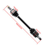 Labwork 2x Front Side CV Axle Shaft Assembly For Honda Civic L4 1.8L 2006-2015