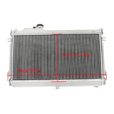 Labwork 2 Row Aluminum Radiator For Mazda Miata MX5 1989-91 92 93 94 95 96 1997