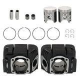 Cylinder Rebuild Kit Pistons Rings Pins Set For Yamaha Rd350 1973-75 NEW