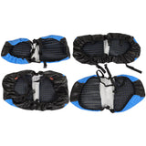 4PCS Golf Cart Front&Rear Seat Covers For E-Z-GO Medalist TXT 1994-2013 - Blue