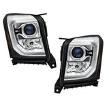 Labwork RH+LH [Halogen] Projector Headlights For GMC Yukon 2015-2017 W/LED DRL