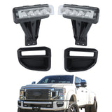 Labwork Front LED Fog Lights Lamp For 2020 2021 2022 Ford F250 F350 Super Duty