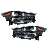 Labwork Pair Front Headlights For 2022-24 Mazda CX-5 Clear Lens Non-AFS&LED DRL