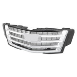 Labwork Bumper Grille Front Mesh Silvery Grey For Cadillac Escalade 2015-2020