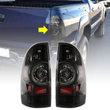 Labwork Rear Left&Right Tail Light For Toyota Tacoma 2005-2015 LED Black Shell